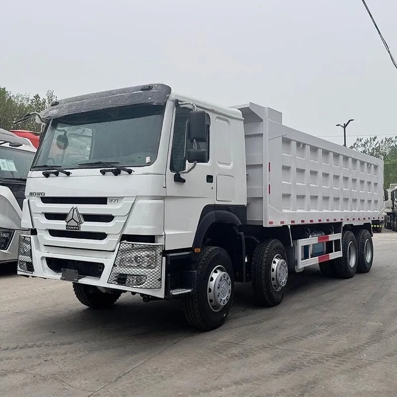 HOWO-7 371HP used 8x4 dump truck for Africa export