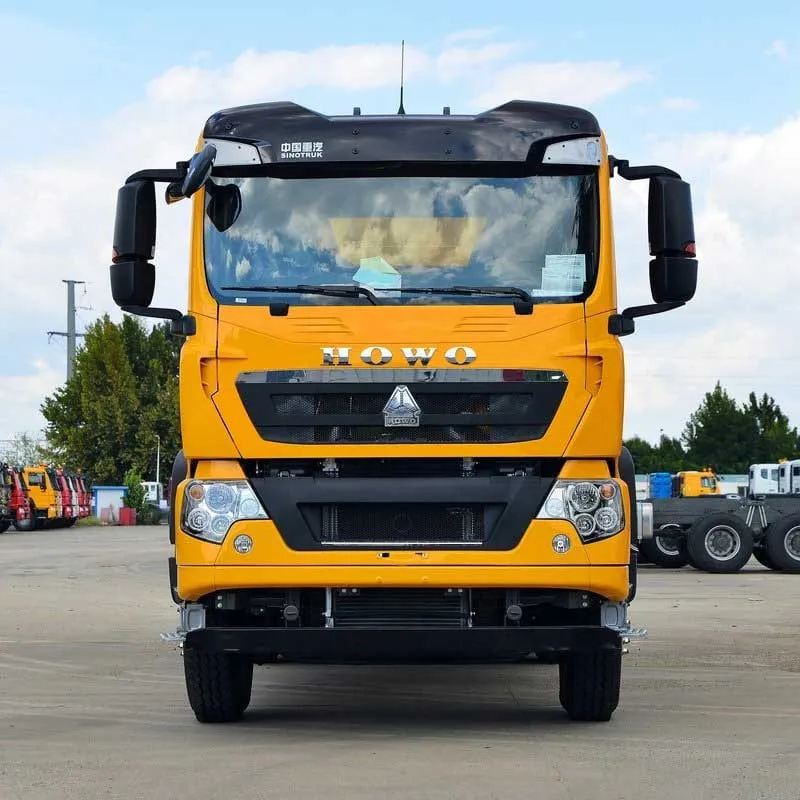 Used HOWO 4x2 tractor head for container chassis trailer pairing