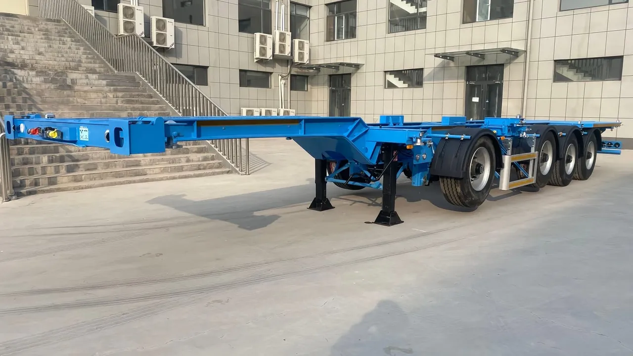 Used side tipping trailer for interlink combination